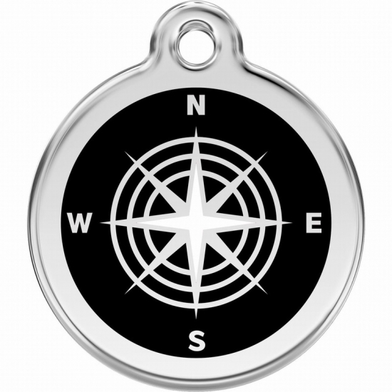 Red Dingo Compass Pet ID Dog Tags