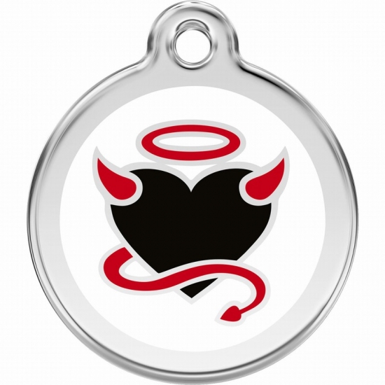 Red Dingo Devil Pet ID Dog Tags