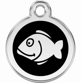 Red Dingo Fish Pet ID Cat Tags