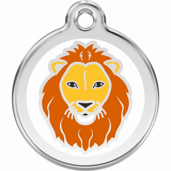 Red Dingo Lion Pet ID Dog Tag