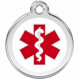 Red Dingo Medical ID Dog Tag