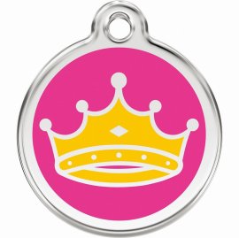 Red Dingo Queen Crown Pet ID Dog Tags