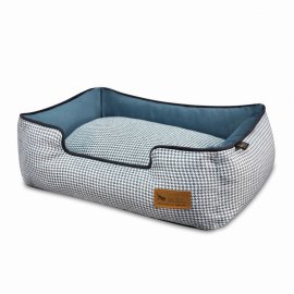 Lounge Bed - Houndstooth