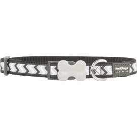 Reflective Ziggy Black Dog Collar