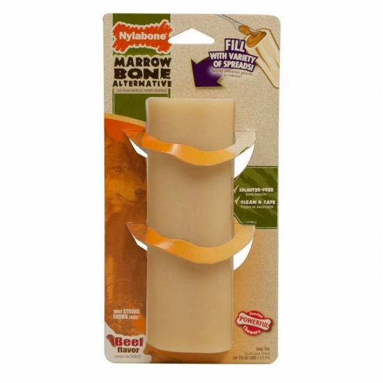 Nylabone Dura Chew Animal Part Alternative Marrow Beef